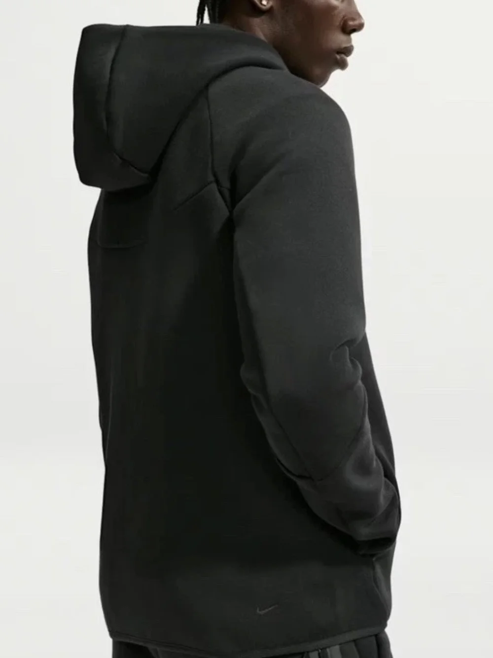 Nike Tech Fleece Jacket Sportswear Black Full Zip Hoodie HV0949-010 Men's XL